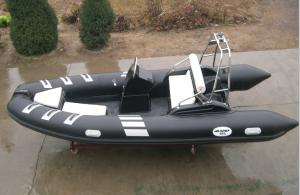 China 2022 hard bottom PVC boat rib480C with side console more colors factory
