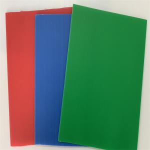 China Free Die Cutting Corrugated Plastic Sheets 4x8 Customized Color 1220 X 2440mm factory