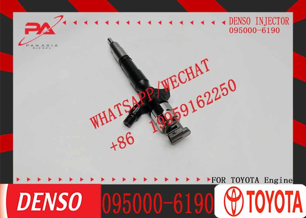 High Quality Diesel Fuel Injector 095000-6190 23670-30100 For TOYOTA HILUX 2KD-FTV Engine