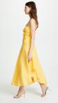 Fashion Asymmetrical Clothing One Shoulder With Long Sleeve Woman Maxi Dress