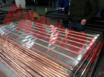 Copper Pipe Blue Film EPDM Flat Plate Solar Collector For Large Heating Project