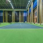 Corrosion Resistance 4mm Acrylic Tennis Court Green Synthetic Turf