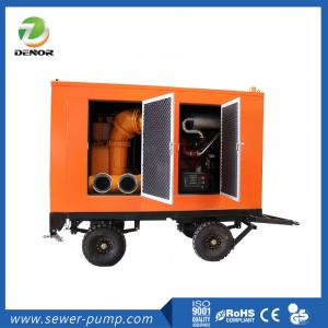 China Emergency Mobile Type Diesel Drainage Pump Truck 110V Mechanical Seal factory