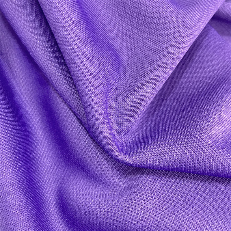 High quality waterproof 100% polyester elastic single-side knitted fabric