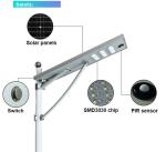 Life PO4 Battery Type All In One Solar Street Lights with 6600lm Lumen