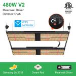 480w Osslon Red 660nm Samsung LM301B LED Grow Light Dimmable Full Spectrum Led