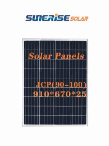 China 156*94mm 100W Polycrystalline 18V Solar Panel factory