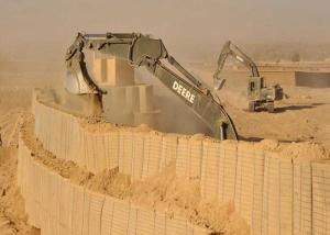 China Mil 1B Hesco Barrier Blast Wall Military Defense HESCO Wall factory