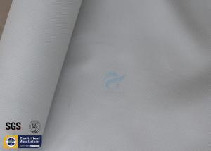 China Silicone Fiberglass Fire Blanket White Non Combustible Flame Resistant Fabric factory