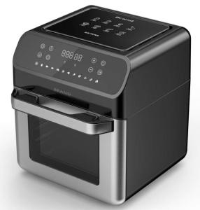 China Countertop 50Hz Black Air Fryer Toaster Oven CE Certification factory
