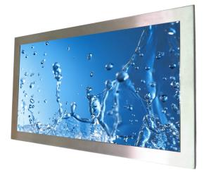 China IP65 Rugged Panel PC 65 Inch Rugged 316 Stainless Steel HDMI Input For Food Industry factory