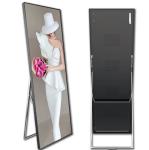 P2.5 640x1920MM Floor Standing Smart LED Poster Display With Steel Cabinet