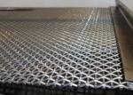 SS304 Lock Crimped Woven Wire Mesh 12kg/Sqm Anti Vibration
