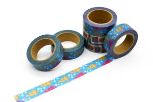 China Single Sided Stationary 10m Christmas Washi Tape factory