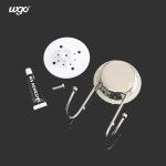 SS304 WGO Towel Hook Adhesive Bathroom Wall Hangers No Residue