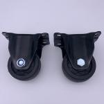 2.5 Inch Low Profile Nylon Low Profile Rigid Plate Caster Wheels