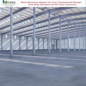 Prefabricated Steel Structure Warehouse with Sandwich Panel Roof