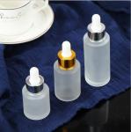Eco Friendly Recyclable 30ml Frosted Amber Dropper Bottle leak proof