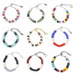 KC Jewelry Forte Beads Bracelet , USA Red White And Blue Beaded Bracelets