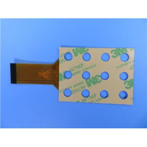Flexible PCB Circuit Board With 3M Tape for Keypad