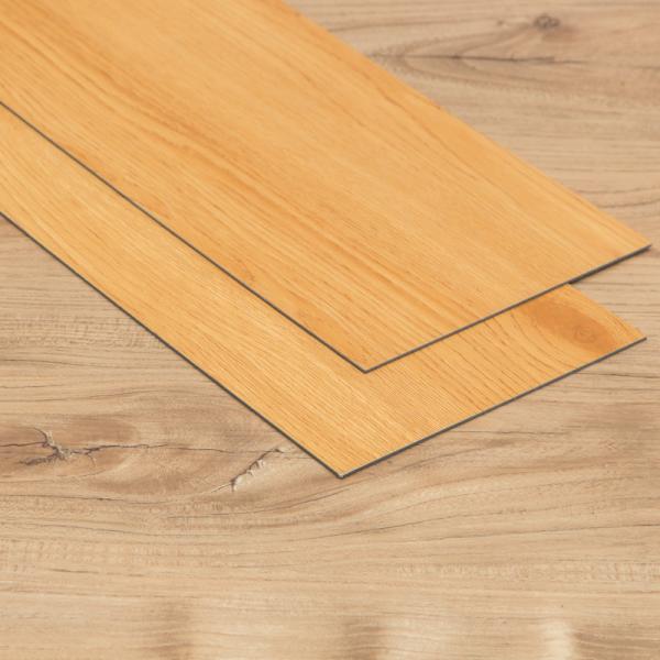 Wood Look LVT Plank Flooring Tile Dry Back Inside Reinforced With 0.7mm Wear