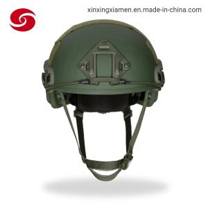 China Ballistic Helmet Nij Iiia High Cut Fast Bulletproof Helmet Green Color factory