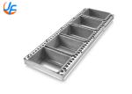 RK Bakeware China-Chicago Metallic 5 Straps Open Top Pullman Loaf Bread Pan