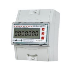 HJD210F Single Phase Multi -rate DIN Rail Energy Meter LCD Class 0.5 Class 1