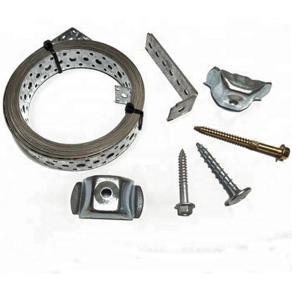 China Customized Package Silver Gauge Galvanized Metal Perforated Plumbers Tape factory