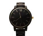 Unique Day Date Wooden Wrist Watch ATM Water Resistant Support OEM