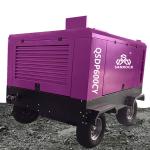 Mobile Screw Air Compressor Diesel Driven Screw Type Air Compressor Industrial