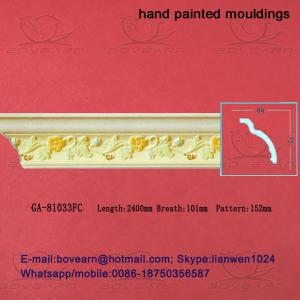 China hand painted relief moulded factory