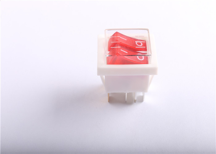 Electronic Control Double Rocker Switch , Juicer Switch With Waterproof Cover