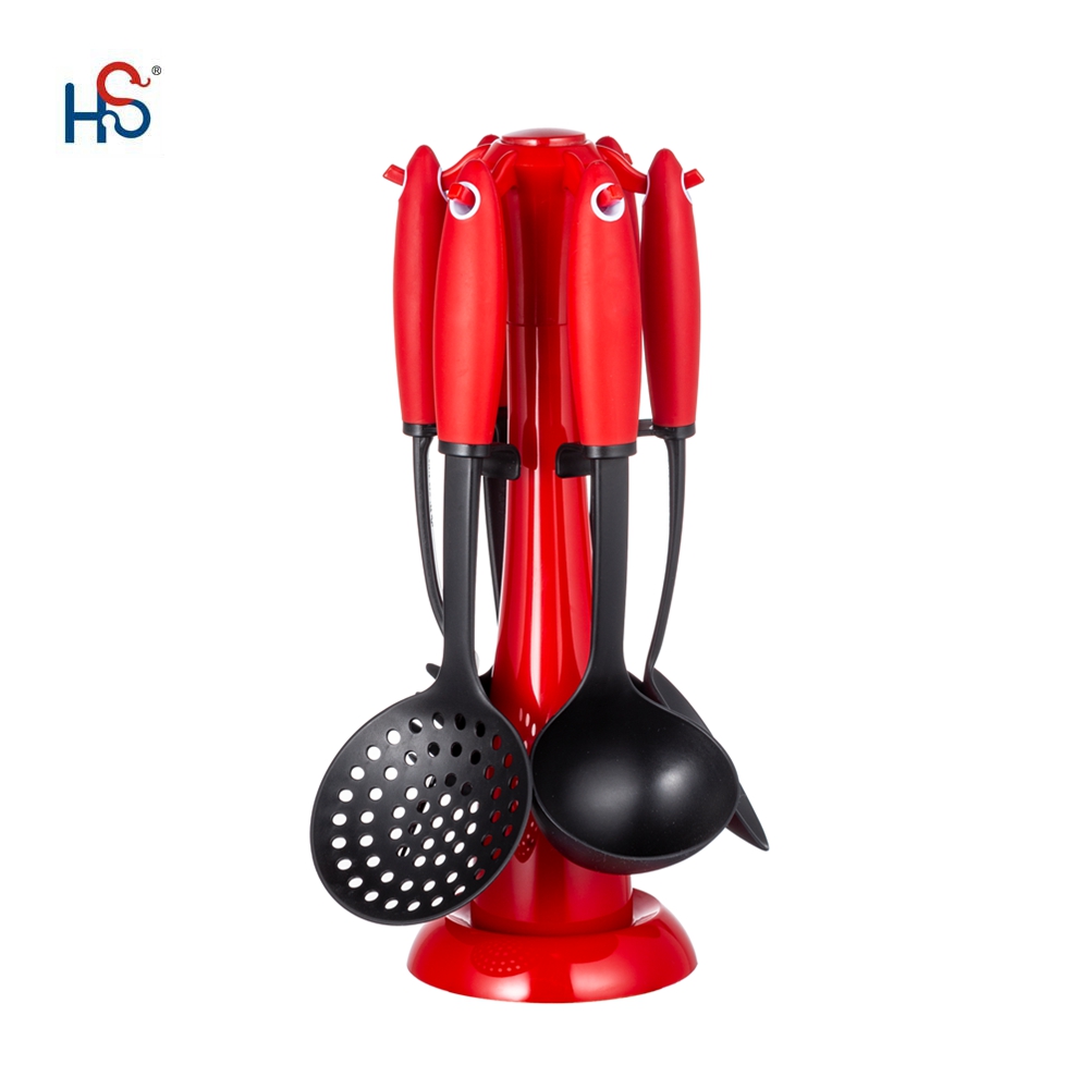 Kitchen Utensils Set Heat Resistant Nylon Cooking Spoons Turner Skimmer Pasta Server