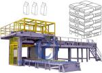 Carbon Steel Automatic Palletizer Machine 2-4 Layers / Min Intelligent Operation