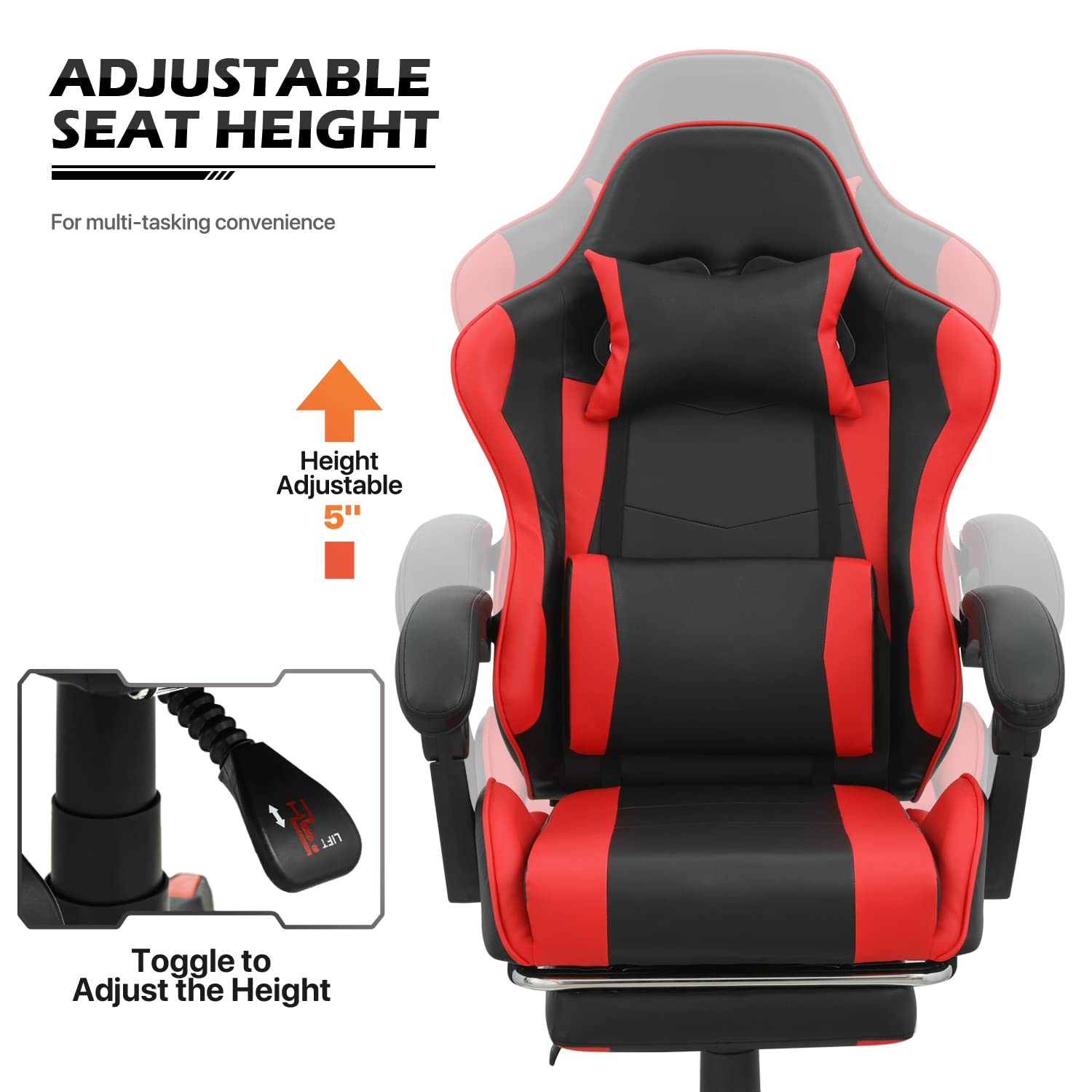 ALINUNU Mail Packing Gaming Chair for Adults Razer Ergonomic Computer Racing Video PC