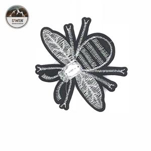 China DIY Black Small Size Bee Embroidery Patch, Patch Decorative Jacket and Bag factory