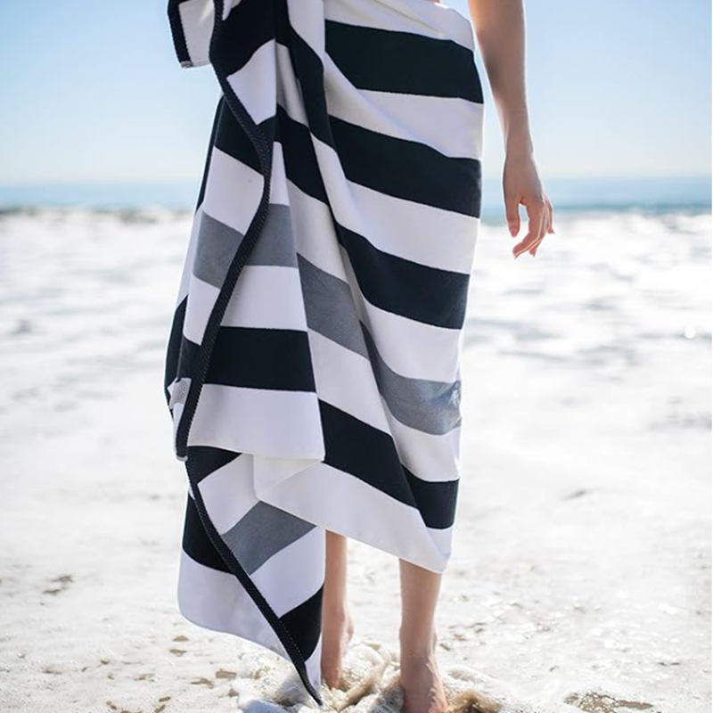 Luxury Beach Towel with Advanced Quick-Dry Technology Plush Comfort and Yarn