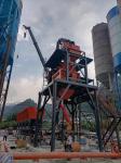 Automatic PLC Control Mixer JS1500 Twin-shaft Concrete Batching Plant 50 60 90