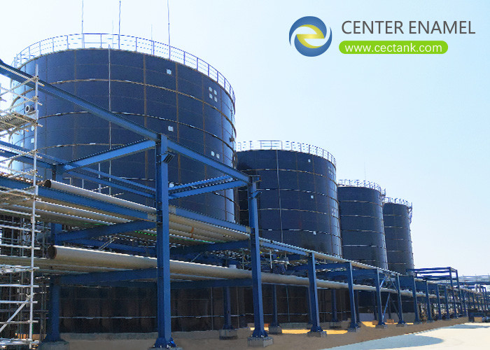 China Liquid Impermeable Bolted Steel Tanks Petrochemical Wastewater Treatment Project factory