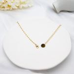 Dainty Name Diamond Pendant Necklace Gold Long Diamond Moon Necklace