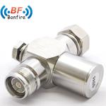 4.3-10 Female to Male RF Surge Protector 698-3800MHz Square Jack Plug Gas Tube