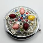 Shinny Gifts Cosmetic Mirror Portable Mirror Metal Mirror