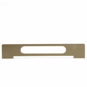 China 247mm Customized Polished Silver Aluminium Cabinet Handle For Kitchen factory