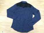 Ladies long sleeve colorful shirts stock