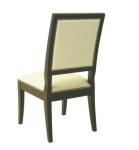 Beech wood red leather/pu upholstery leisure chair/wooden dining chair/desk