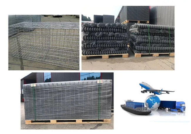 Pvc Coated 1m X 1m X 1m Welded Gabion Box High Stability Steel Wire Mesh