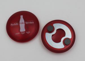 China Customized Round Shape Automatic Magnetic Bottle Opener In Refrigeratory factory