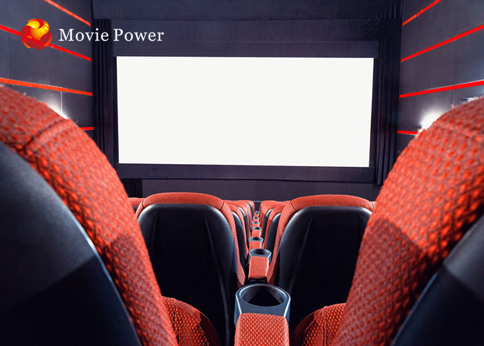 100 Seats 4D motion Theater Genuine Leather + Fberglass Material
