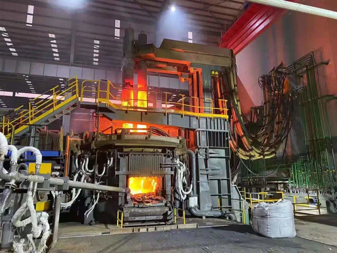 EAF Steelmaking Electric Arc Furnace 50 Tons Continuous Charging